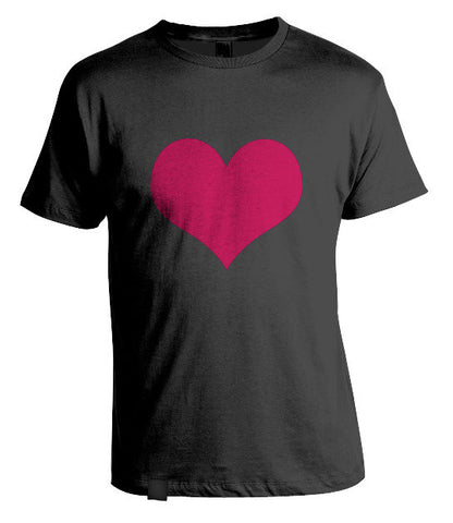 Love Heart T-Shirt Black