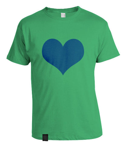 Love Heart T-Shirt Green